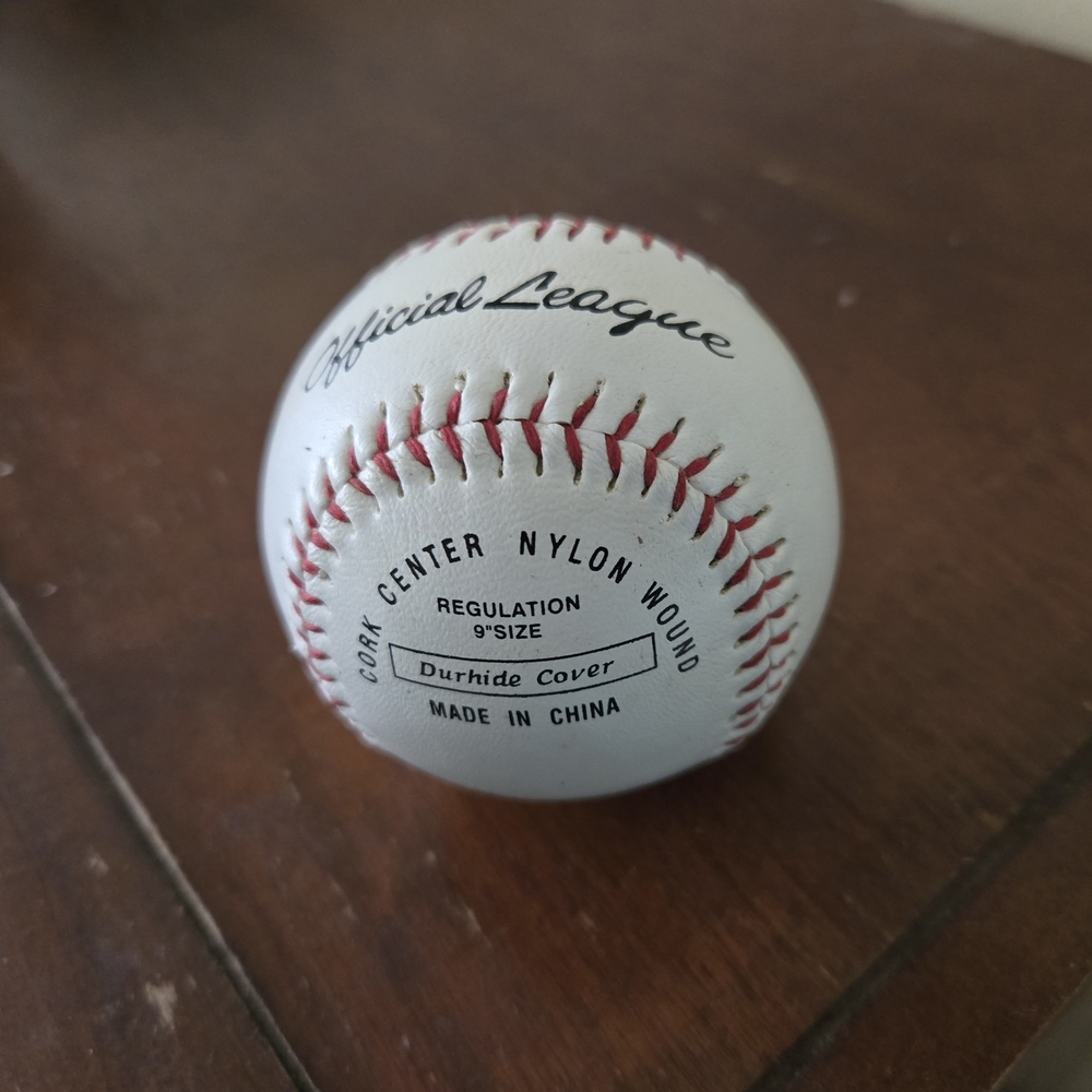 Official League Cork Center Nylon Wound Baseball